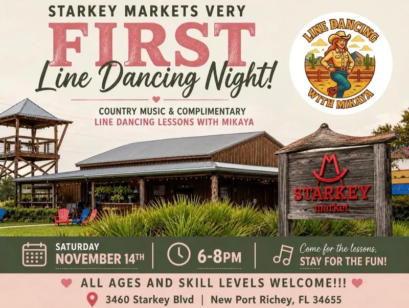 Starkey Market’s First Line Dancing Night!