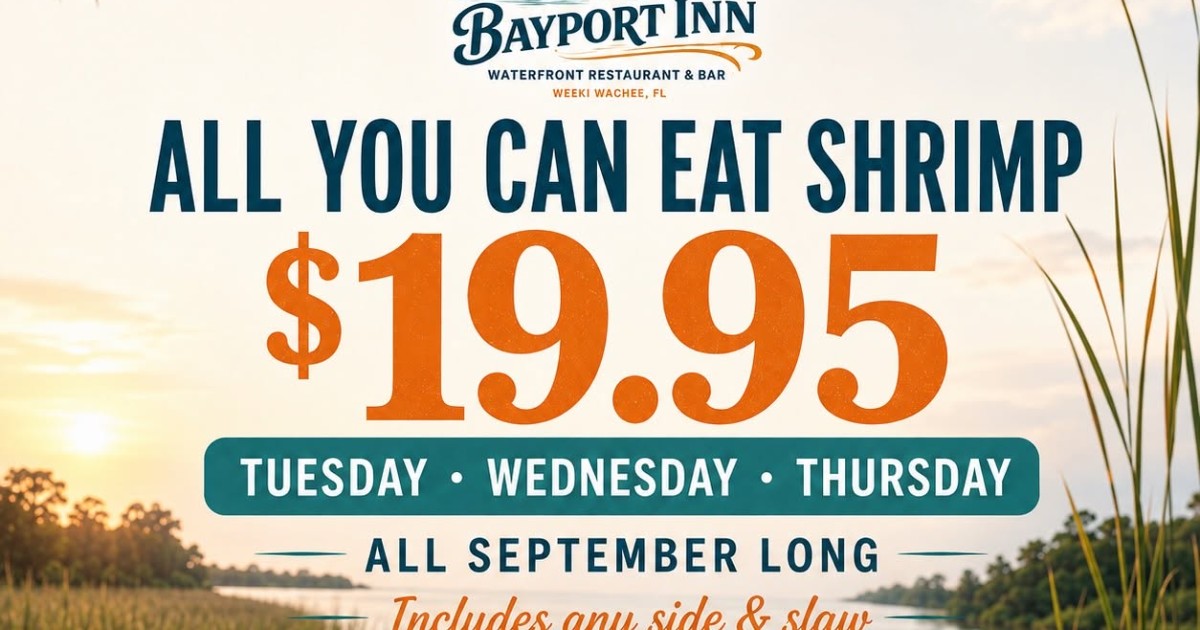 All You Can Eat Shrimp at Bayport Inn