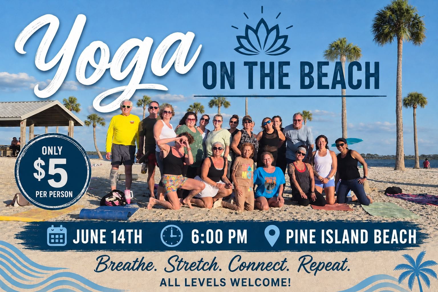 Beginner Beach Yoga