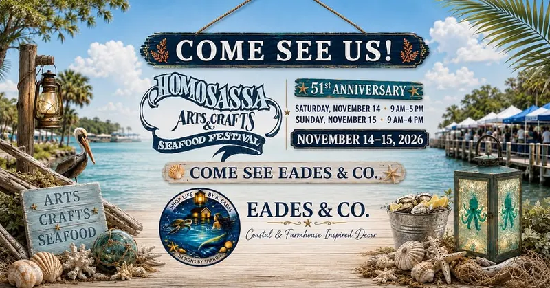 HOMOSASSA ARTS, CRAFTS & SEAFOOD FESTIVAL at Homosassa Civic Club
