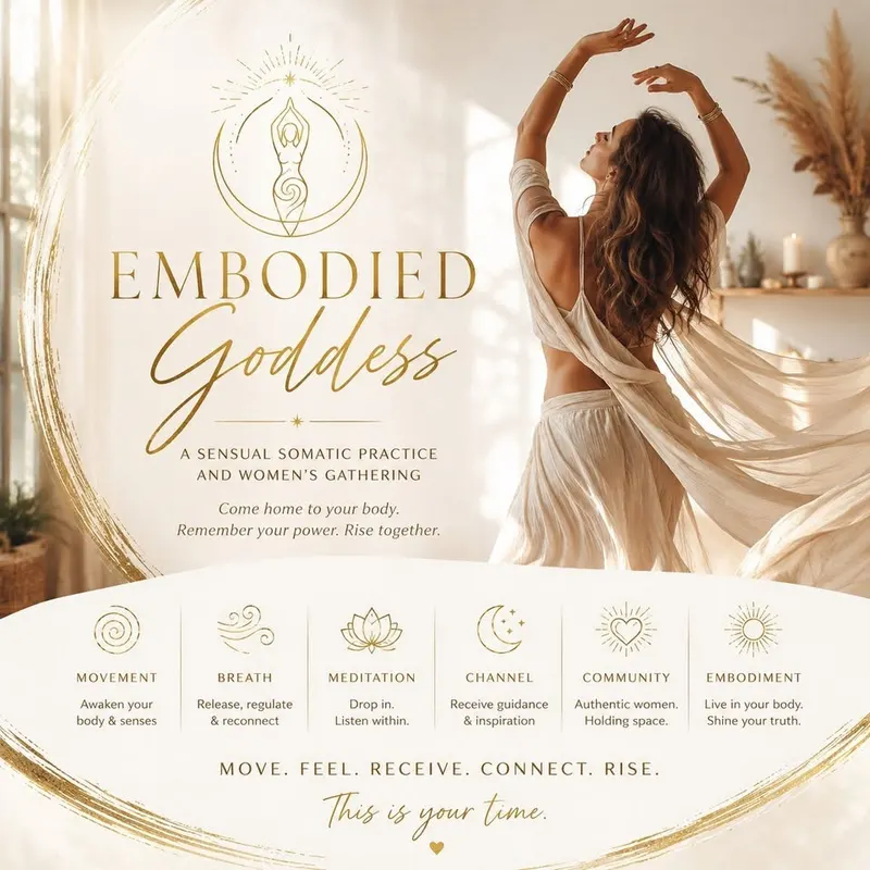 Embodied Goddess Somatic Experience at R3Miracles Center