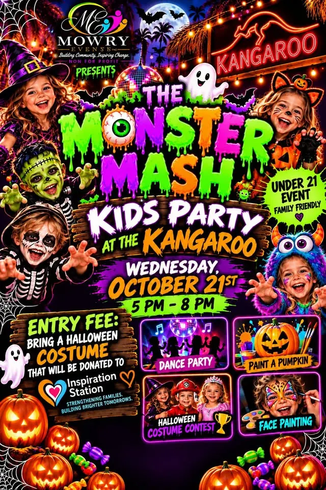 Kids Monster Mash at the Kangaroo 
