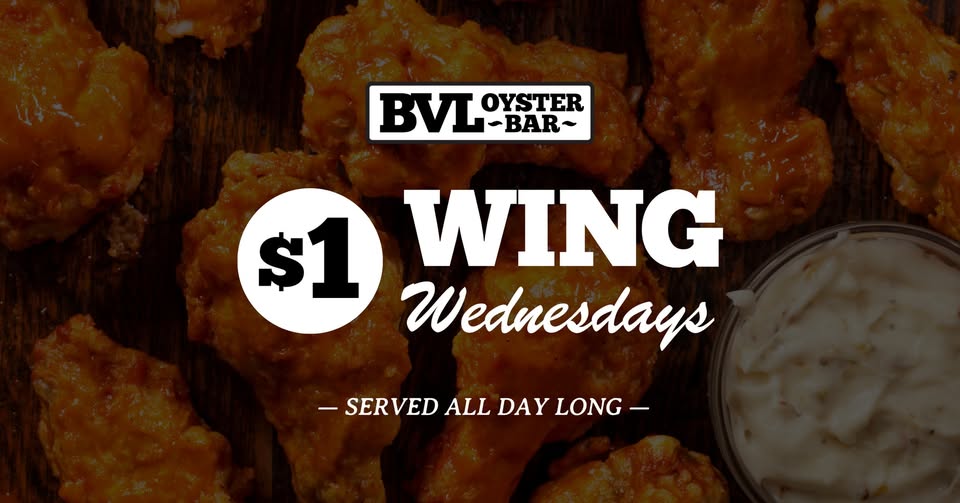 $1 Wing Wednesdays at Bob's 🍗