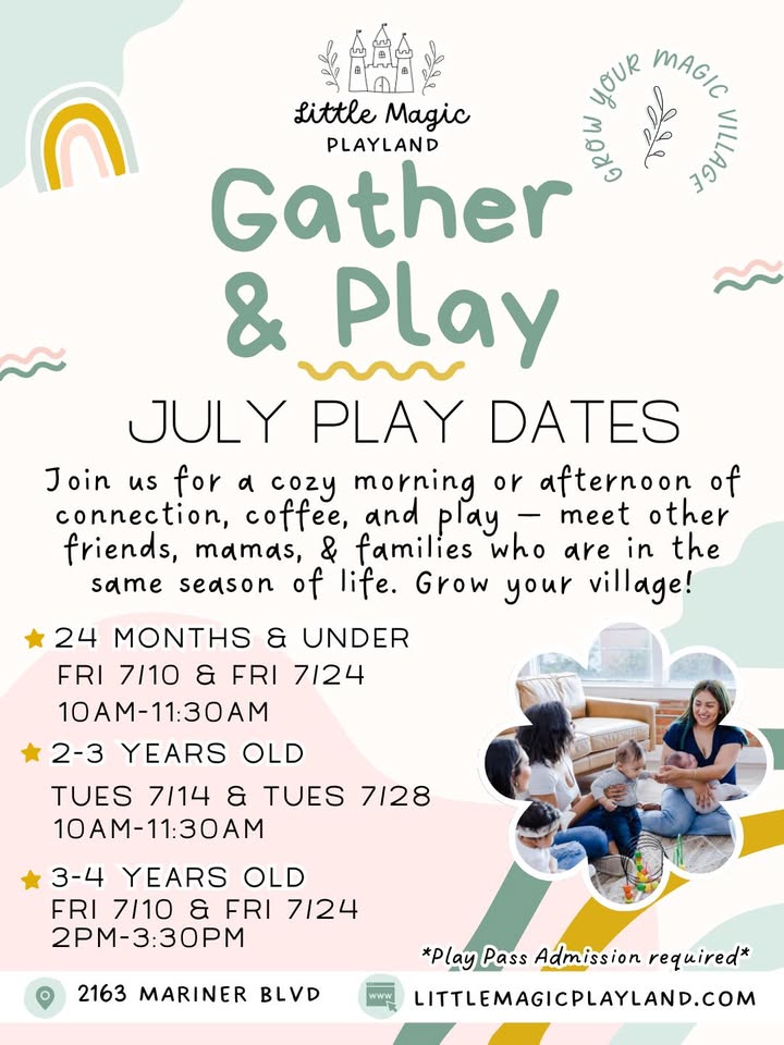 Age-Based Play Dates at Little Magic!