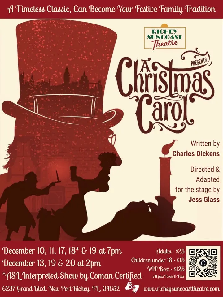 A Christmas Carol Live Production at Richey Suncoast Theatre