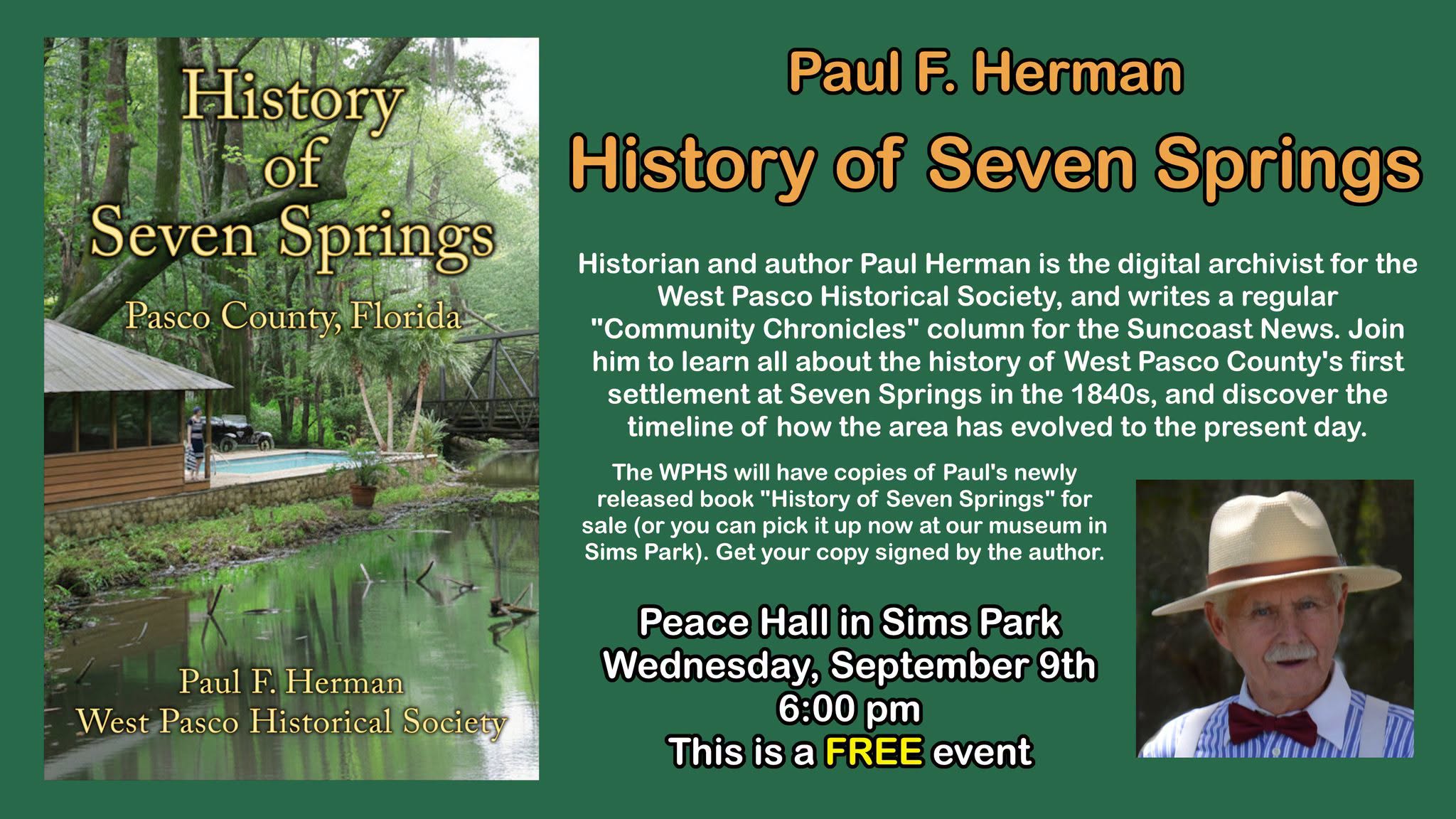 History of Seven Springs - Paul Herman