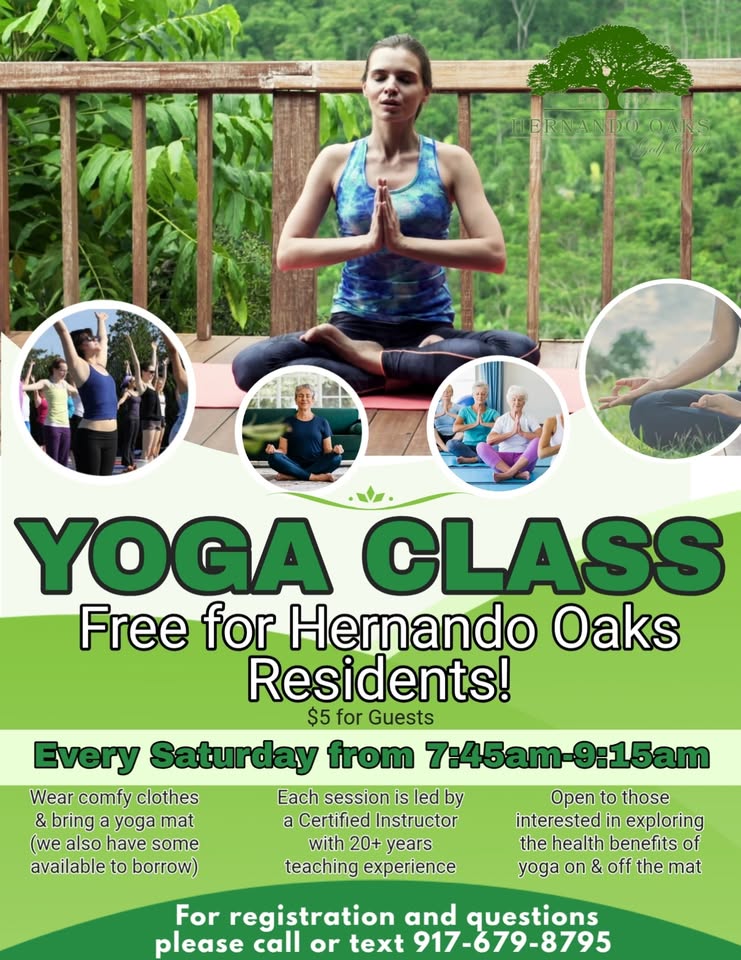 Yoga Class at Hernando Oaks Bar and Grill