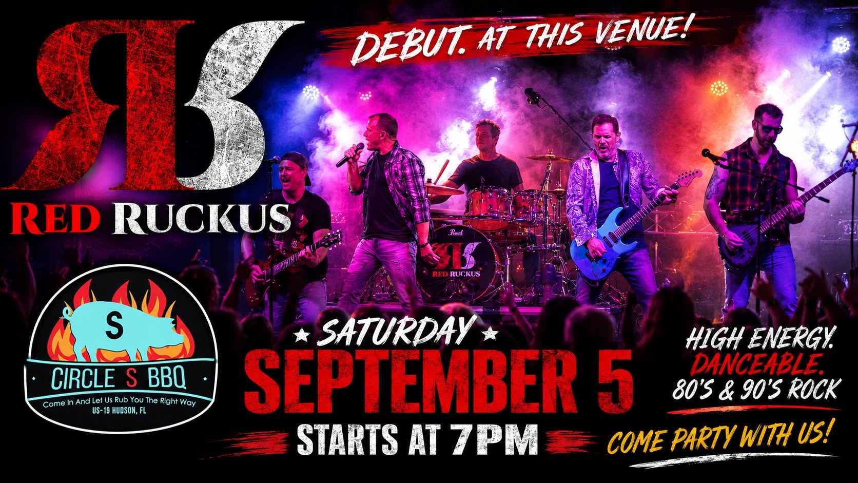 Red Ruckus at Circle S BBQ, LLC