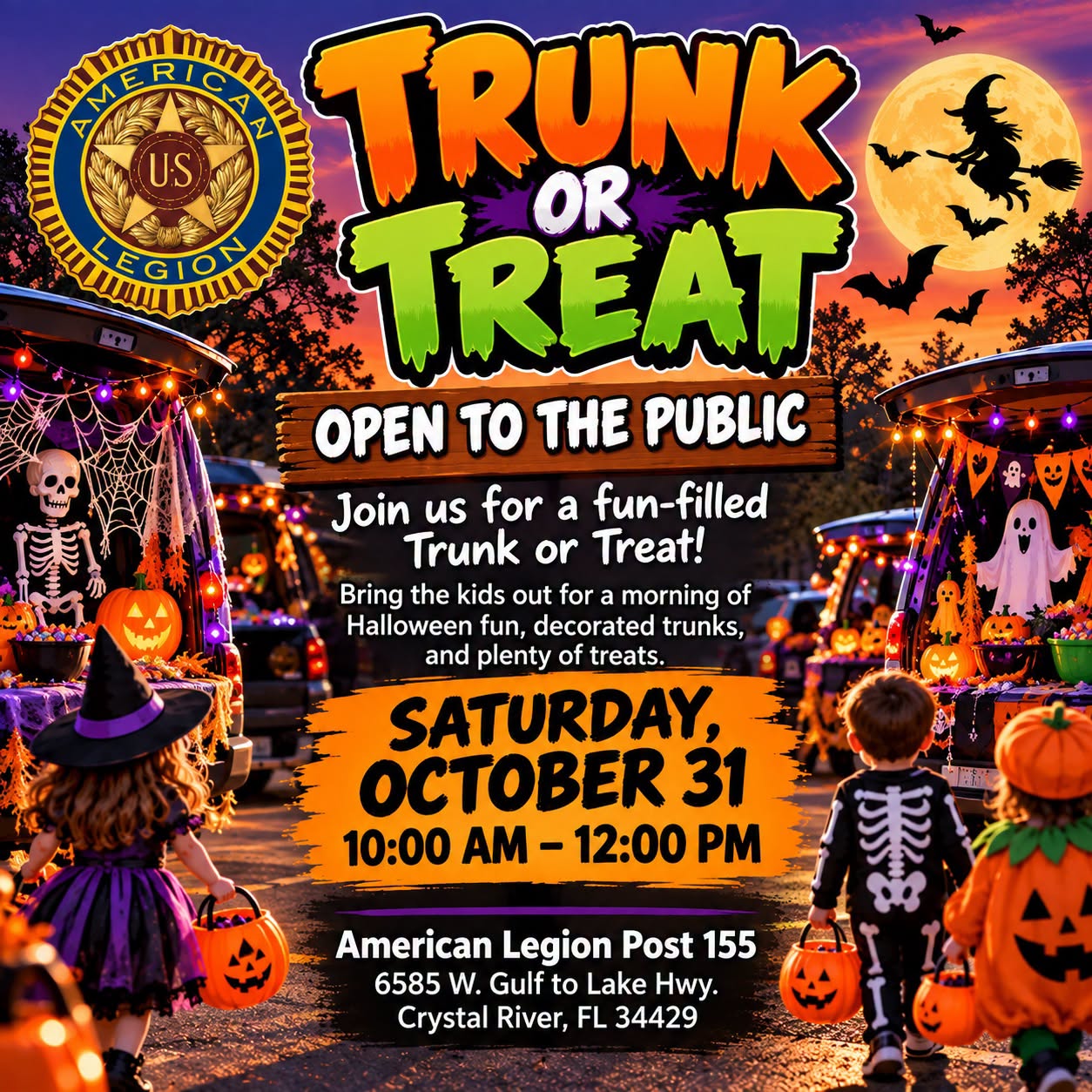 Trunk or Treat at American Legion Post #155