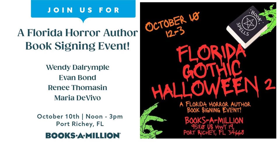 Florida Gothic Halloween at Books A Million