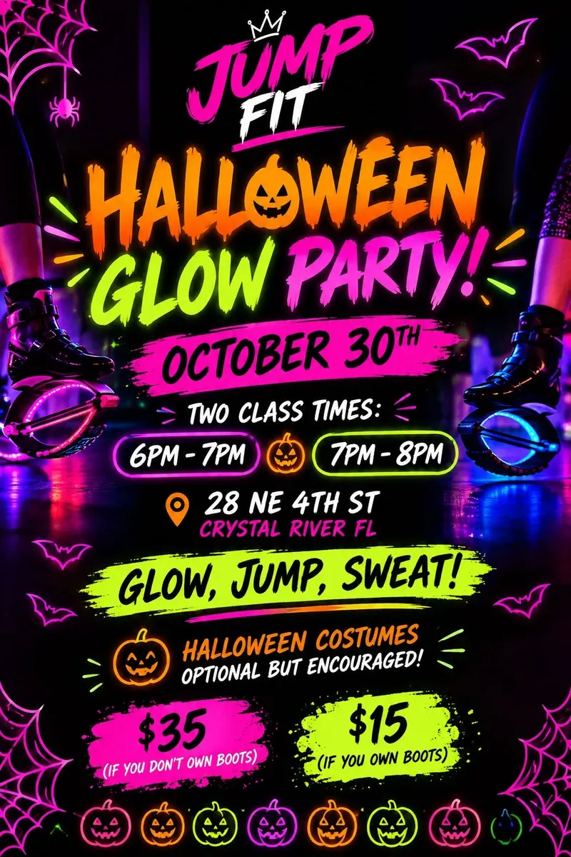 JUMP FIT HALLOWEEN GLOW PARTY! 