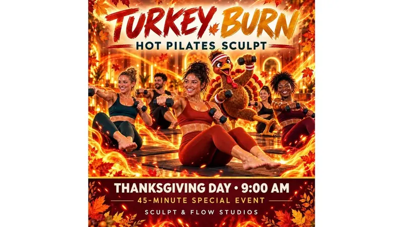 Turkey Burn- Hot Pilates Sculpt! 🦃 