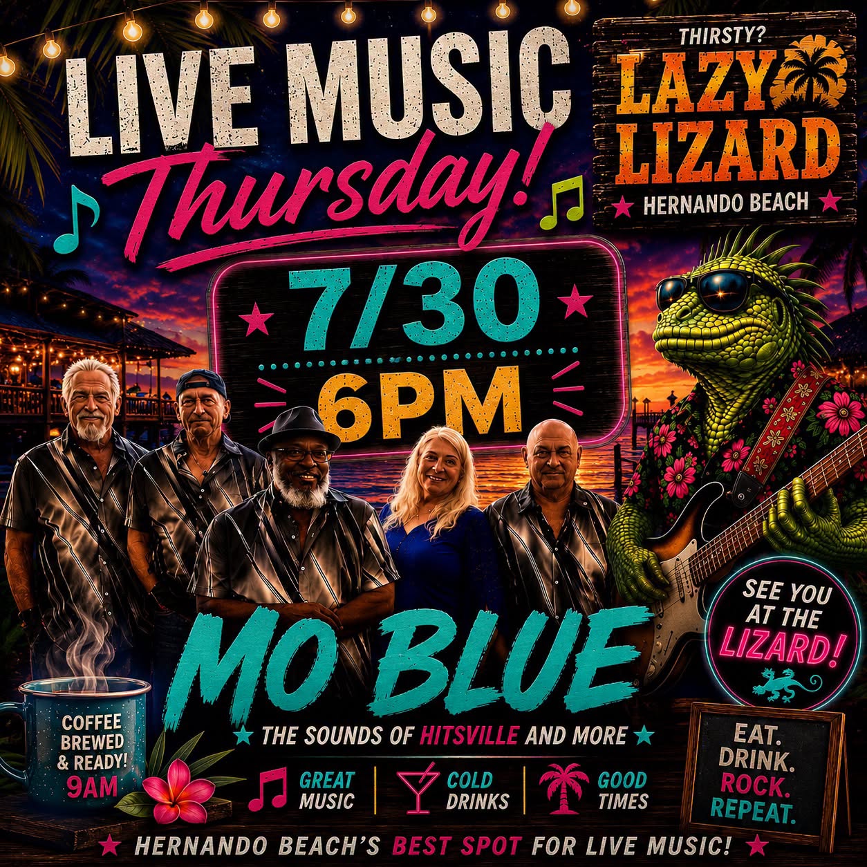 Mo Blue @ Lazy Lizard