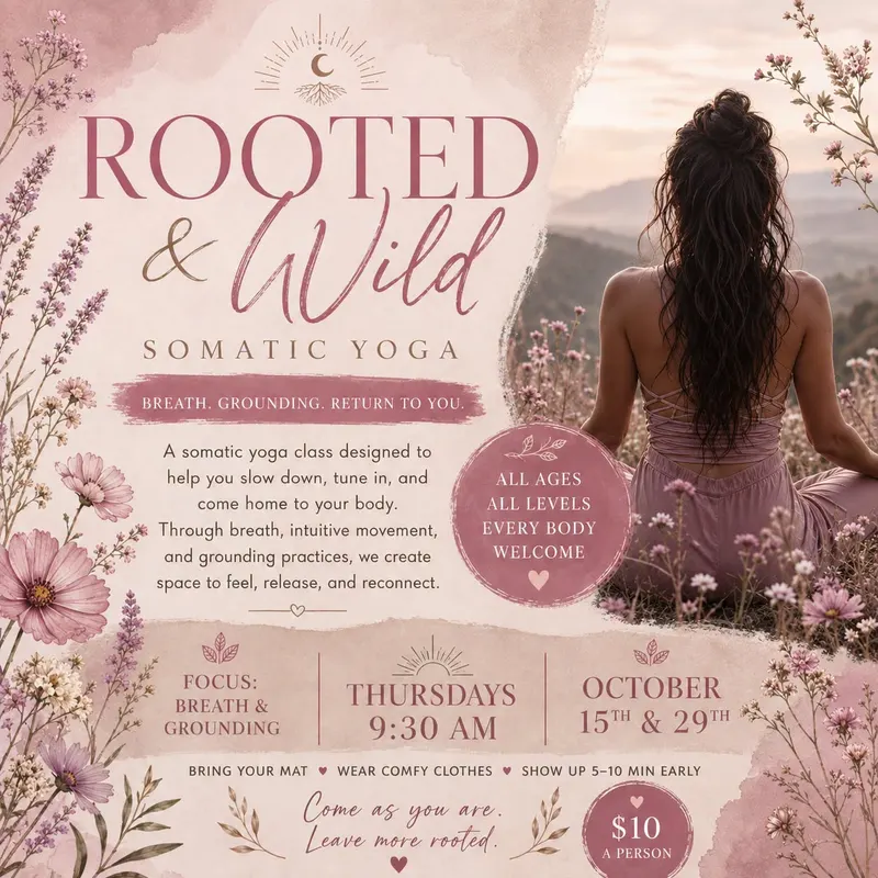 Rooted and Wild Somatic Yoga with Amanda