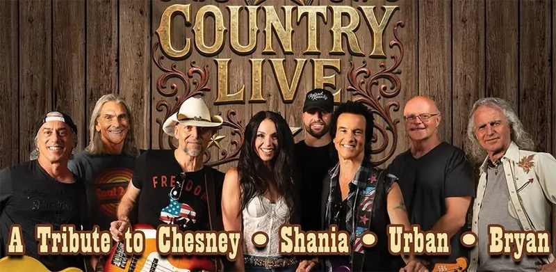 CountryLIVE: A Tribute to Chesney • Shania • Urban • Bryan 
