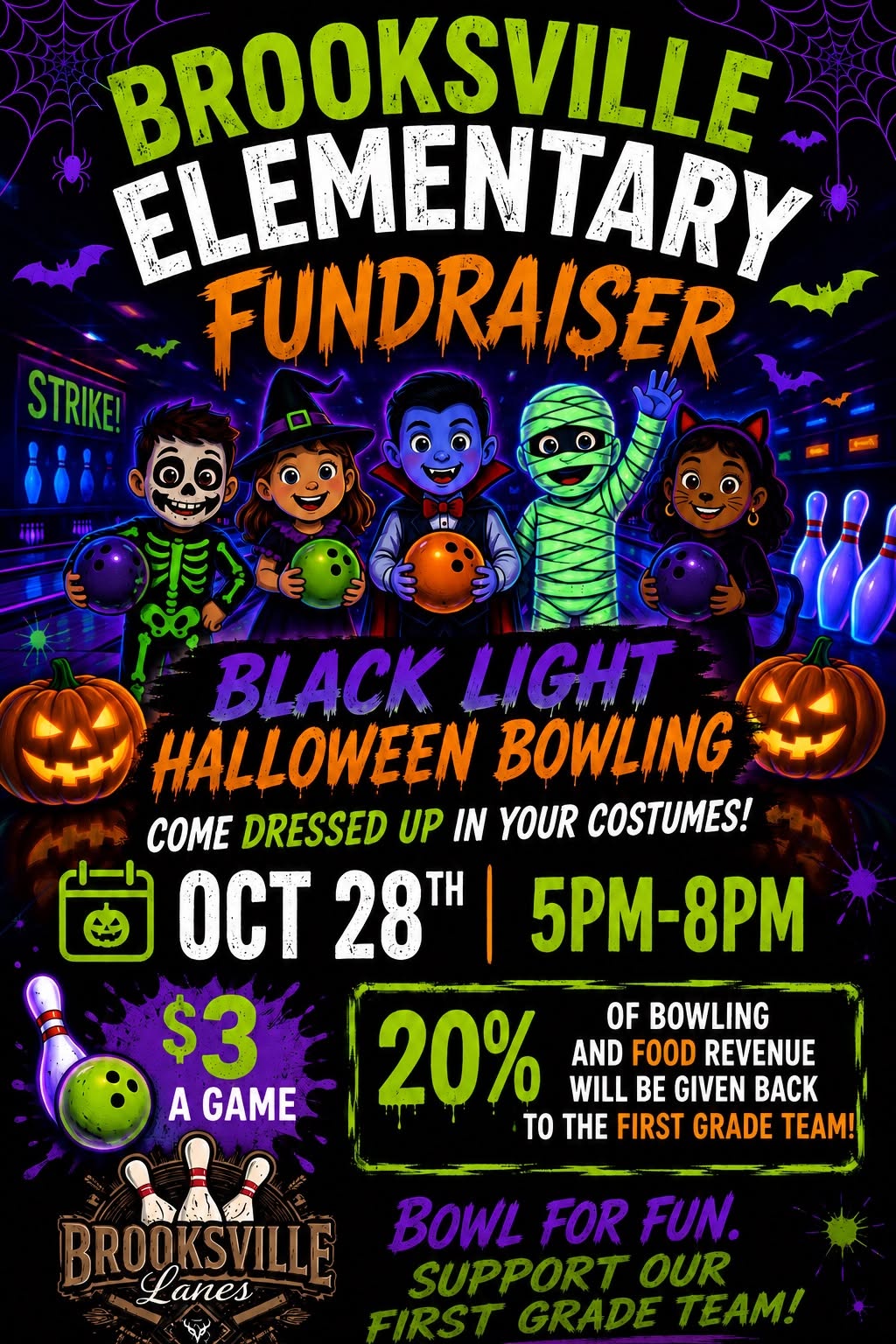 Brooksville Elementary Bowling fundraiser! at Brooksville Lanes
